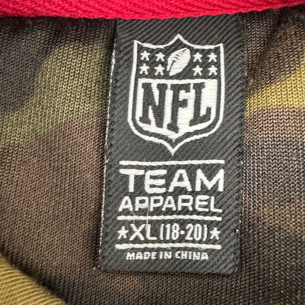 NFL Team Apparel Youths XL 18-20 San Francisco 49ers Camo Hoodie Camouflage - Picture 4 of 9